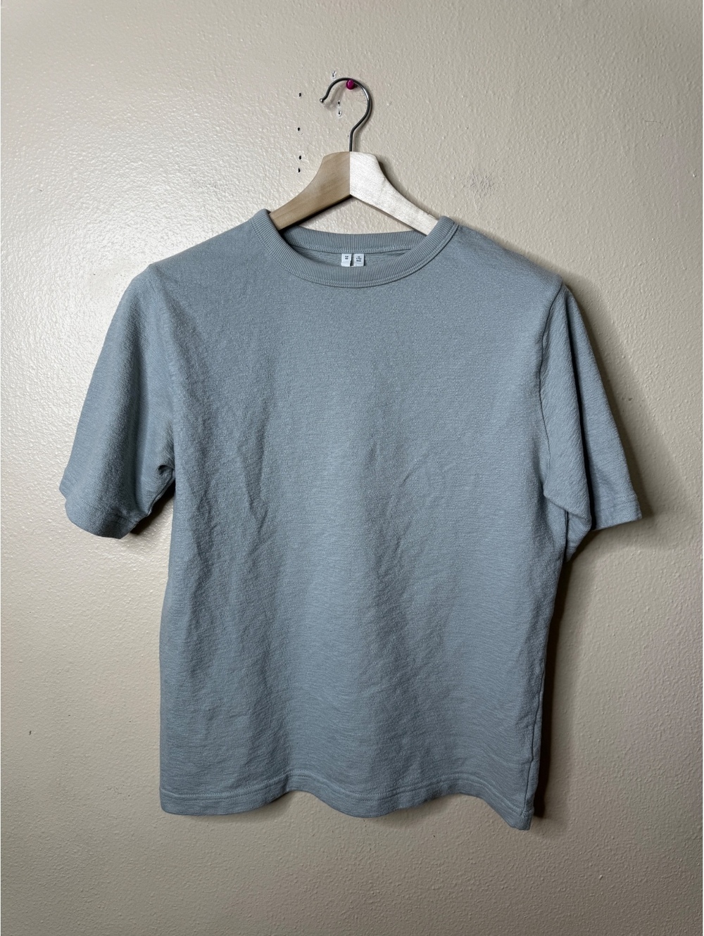 Arket Shirt Men's XS Blue Crewneck Short Sleeve Tee Relaxed Fit